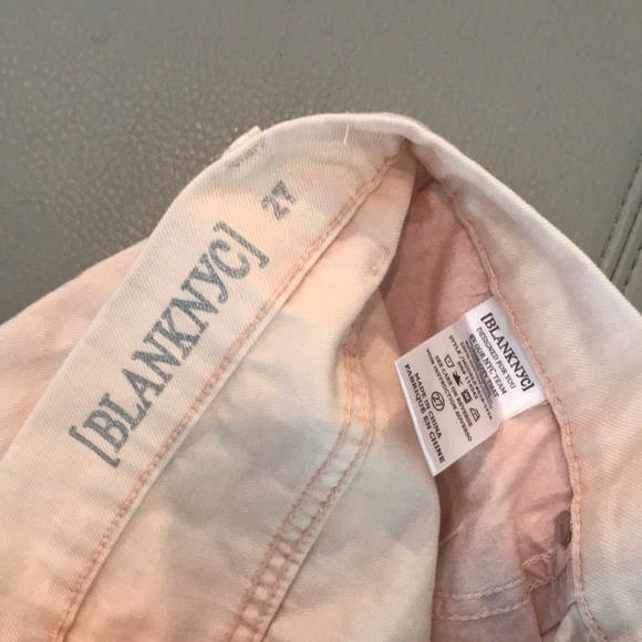 BLANK NYC Pink Distressed Boyfriend Jeans size 27 - Picture 7 of 8